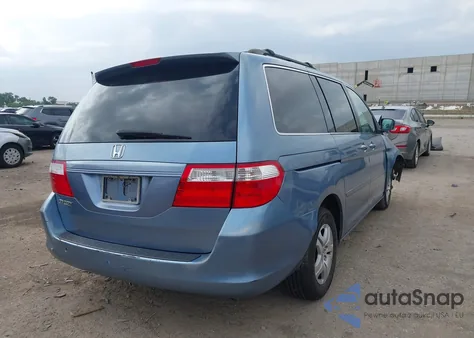 2007 Honda Odyssey Ex-L z USA, uszkodzony, nr VIN 5FNRL38627B070247